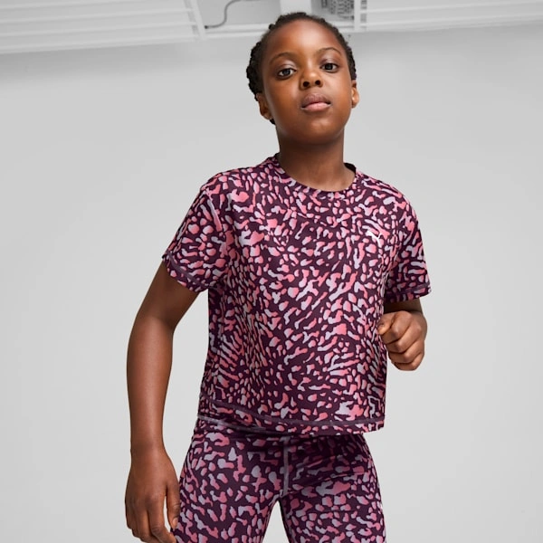 PUMA: TRAIN FAVORITE Tričko pro velké děti - Tréninková klasika v krátké délce. Stylové a pohodlné!